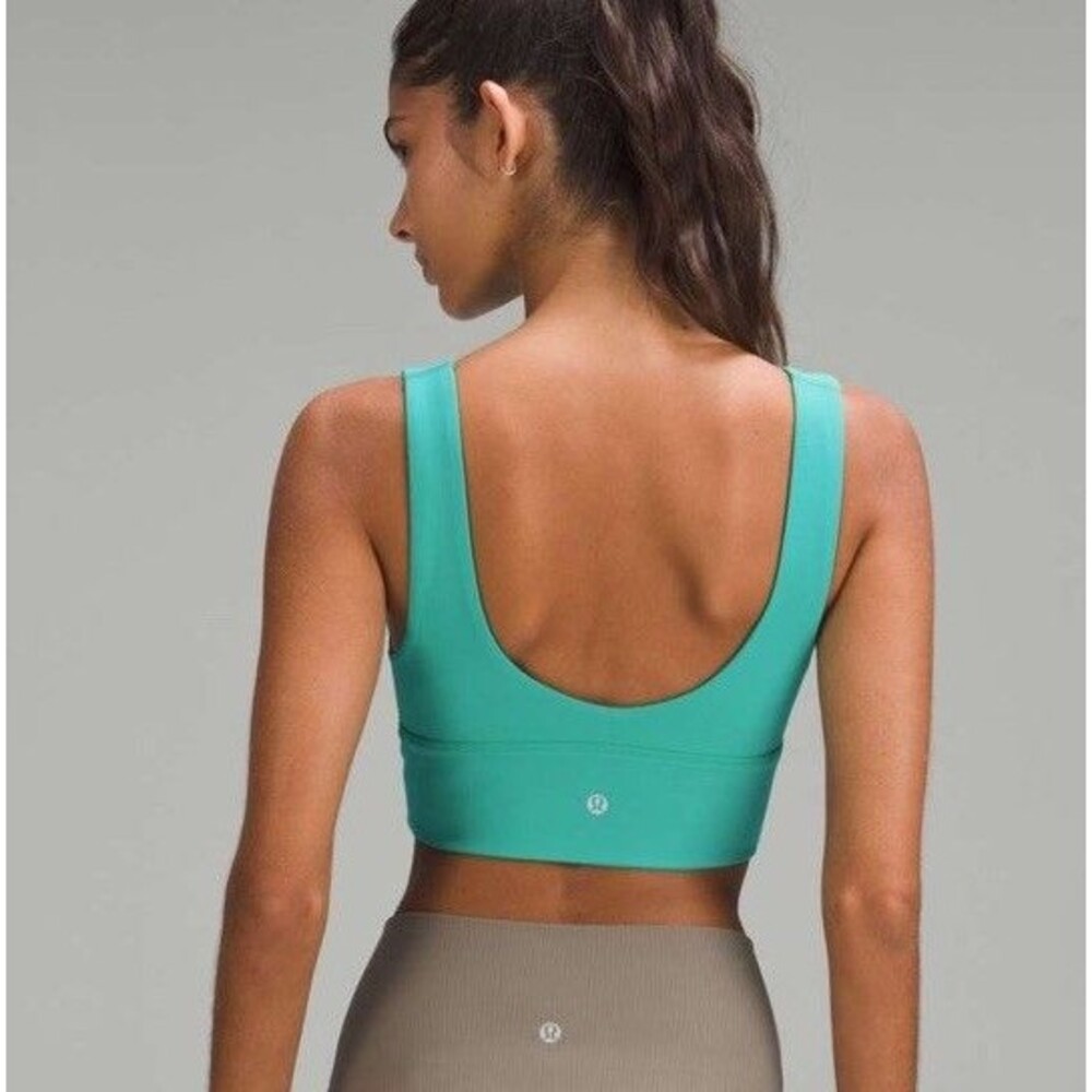 Lululemon Size 8 Align Bra A/B Cup Teal Green